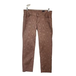 JOCKEY Person To Person Women’s Mauve Flat Front Mid Rise Pants Jeans size 8